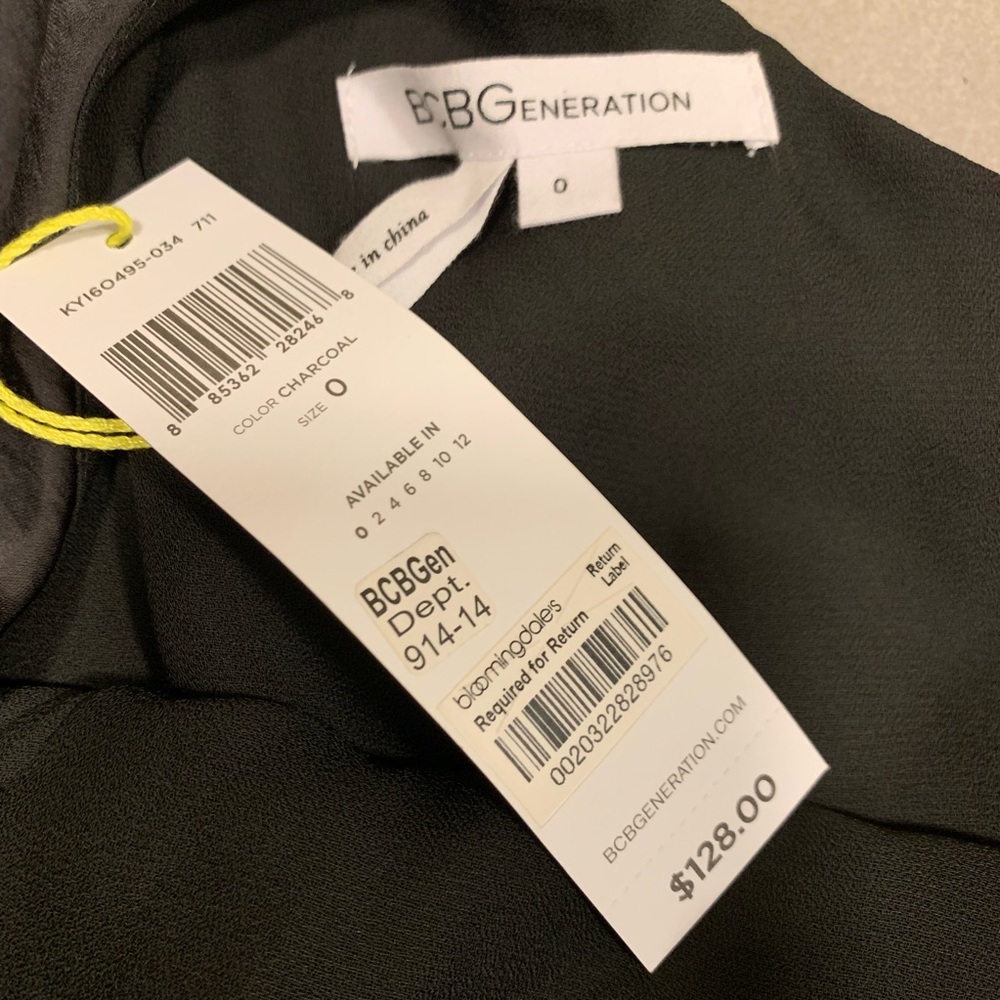BCBGeneration Ruffle One Shoulder Mini Dress - Picture 7 of 8